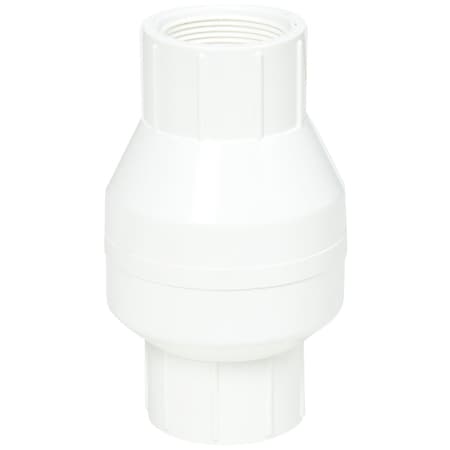 Proline 1-1/2 In. PVC Schedule 40 Spring Loaded Check Valve 101-107